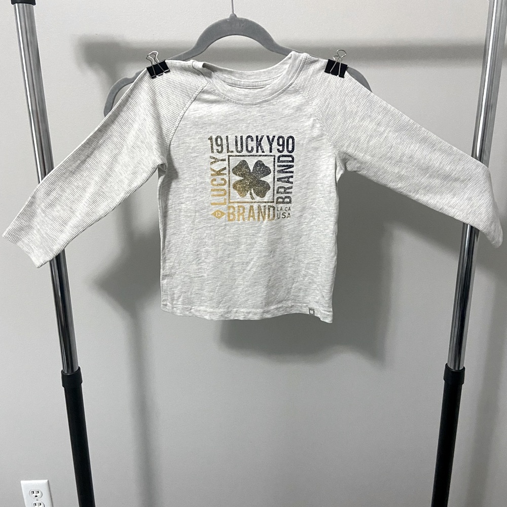 Lucky brand long sleeve shirt. Toddler 4T